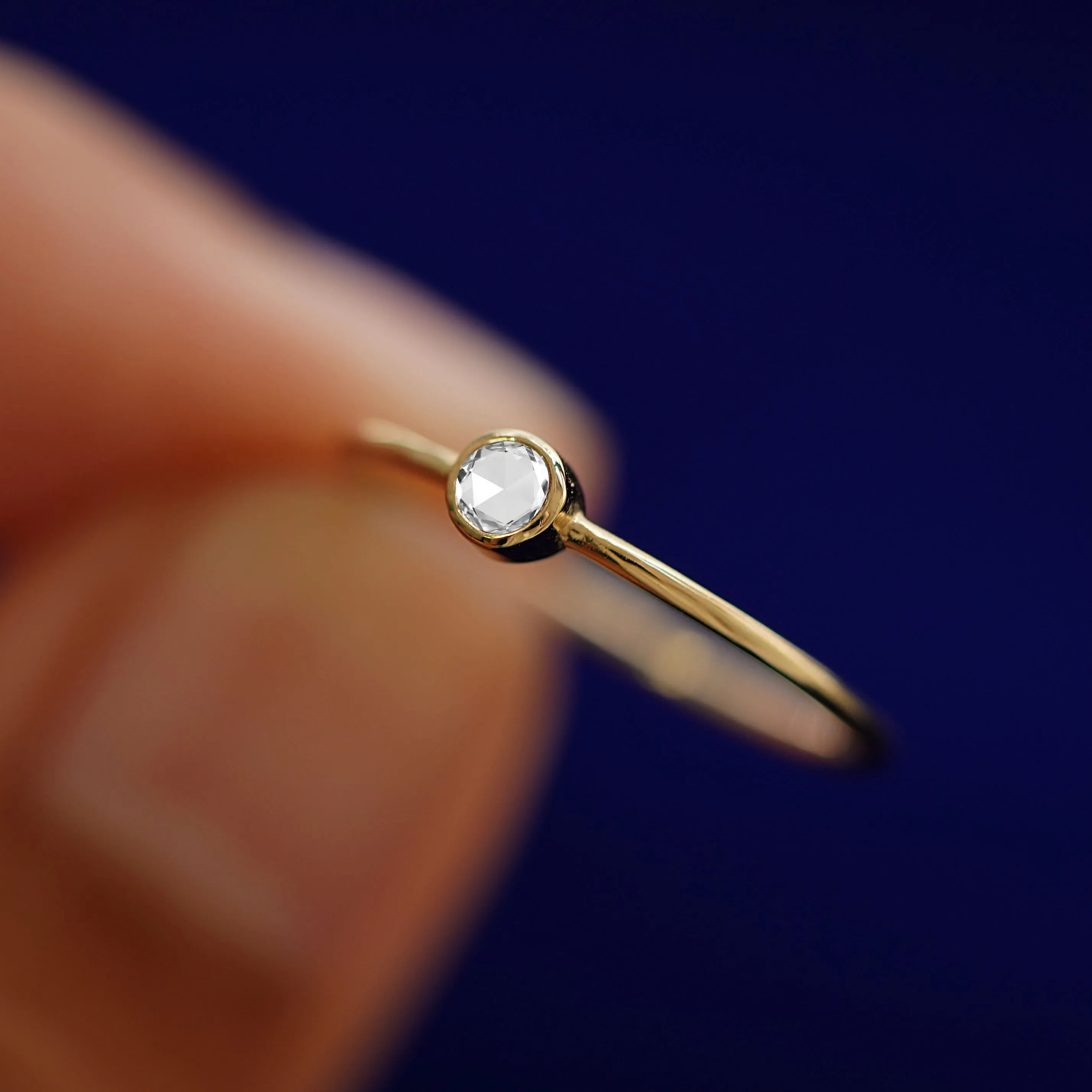 Rose Cut Diamond Ring