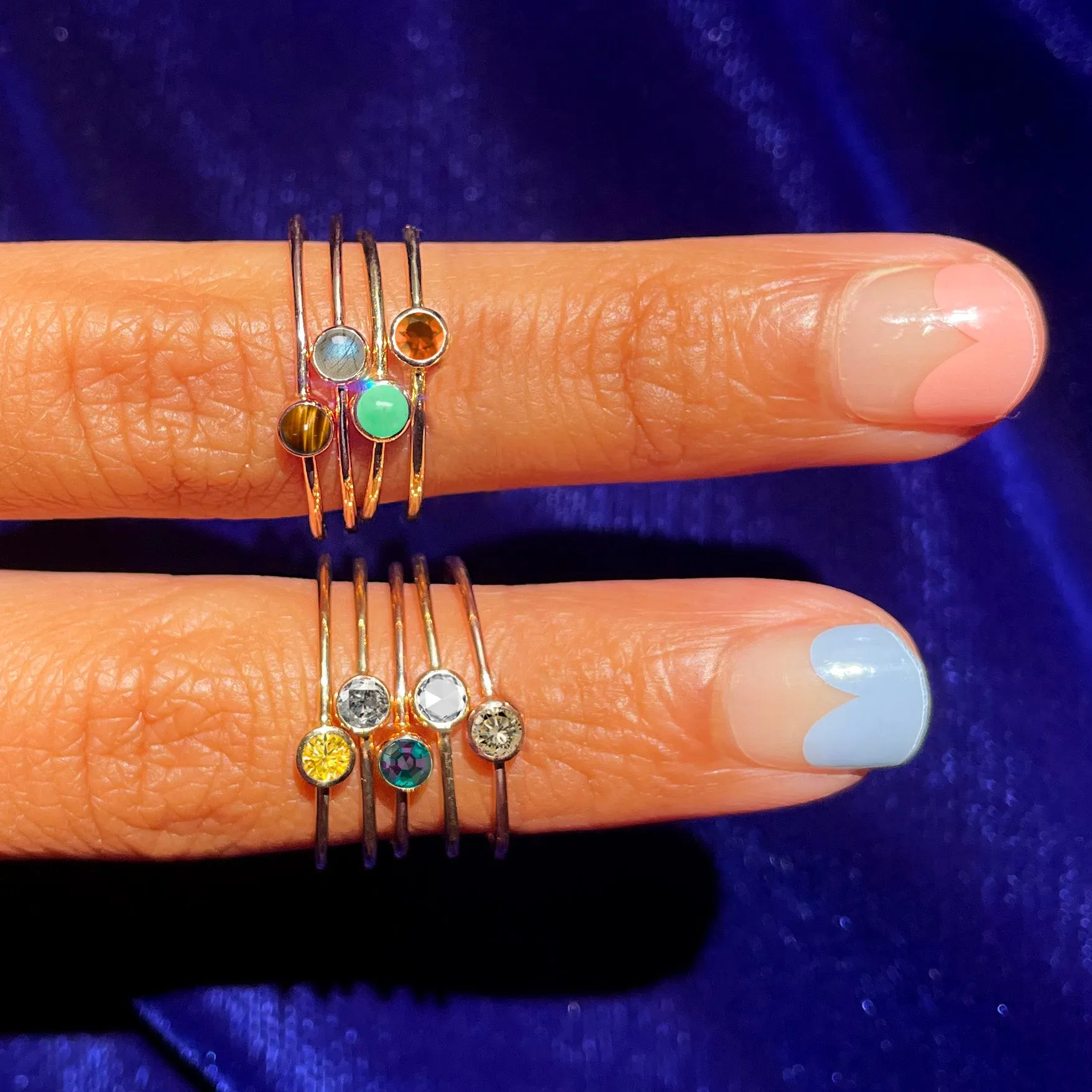 Rose Cut Diamond Ring