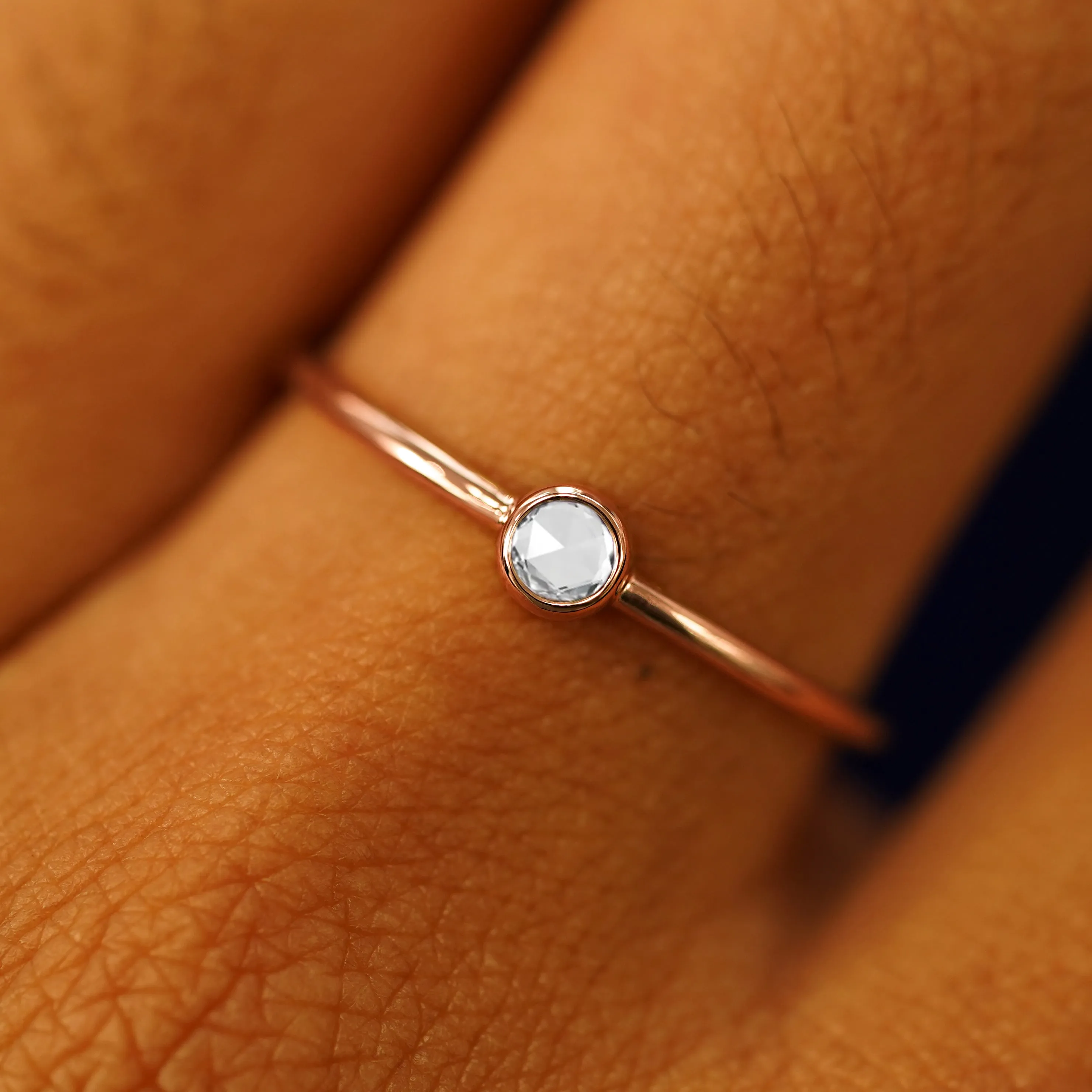 Rose Cut Diamond Ring