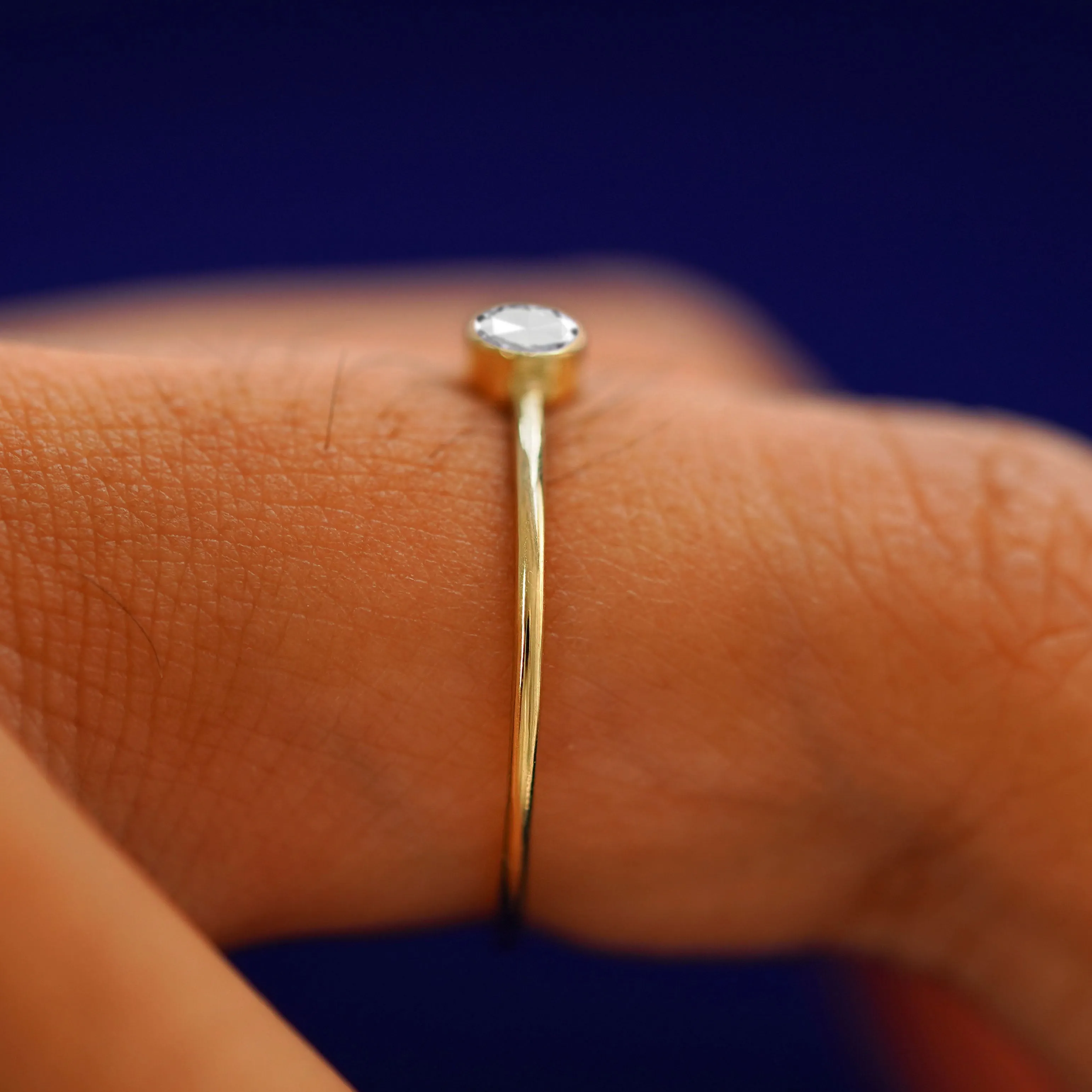 Rose Cut Diamond Ring
