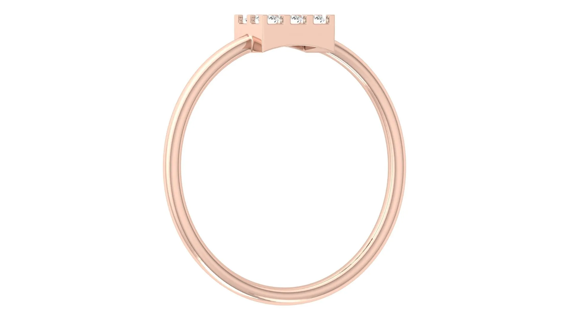 Rose-Gold Quad Ring