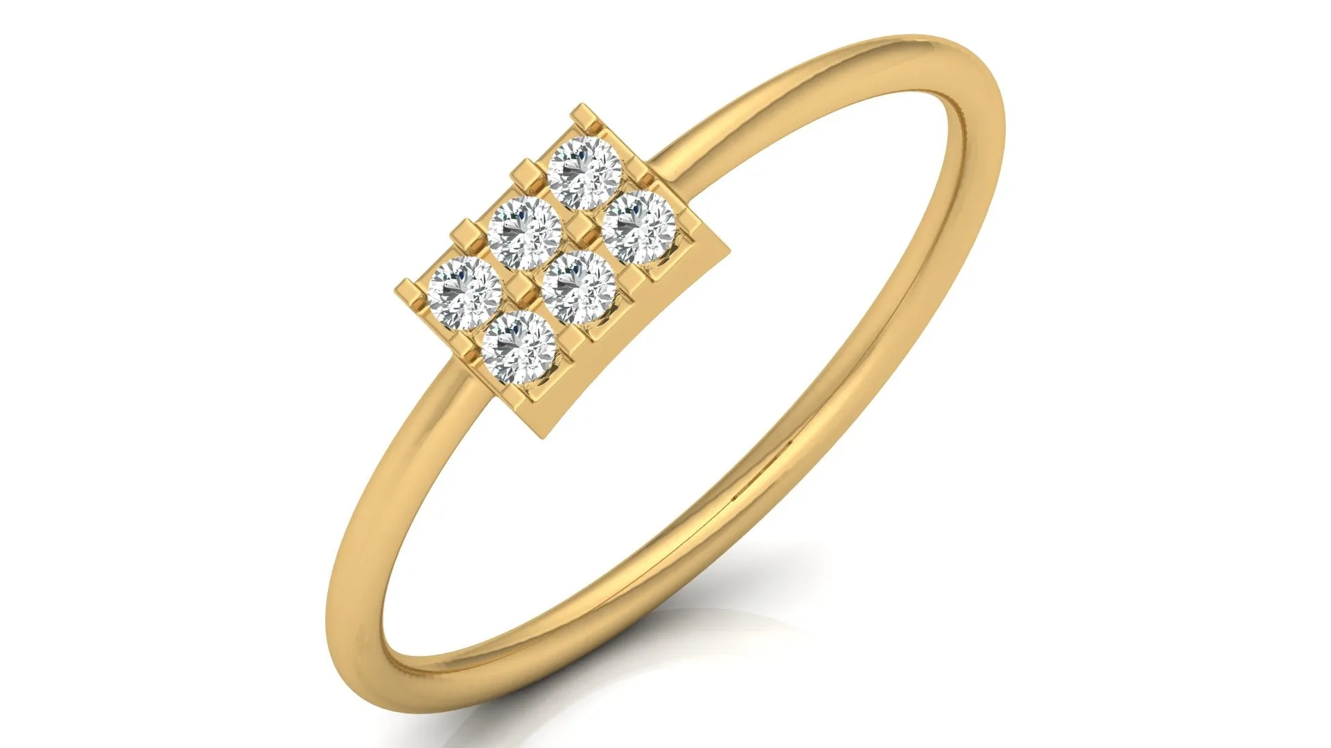 Rose-Gold Quad Ring