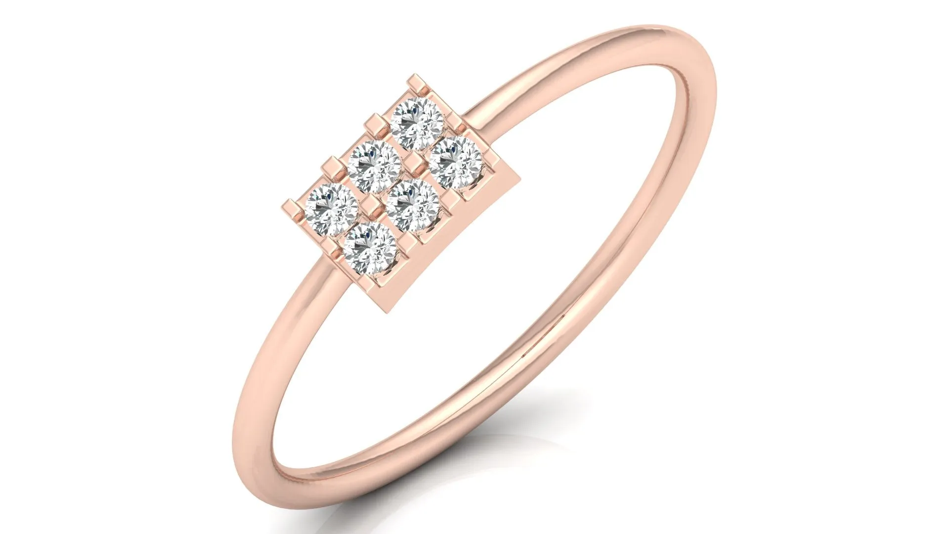 Rose-Gold Quad Ring