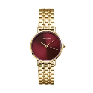 Rosefield Small Edit Burgundy Watch SEGSG-SE01