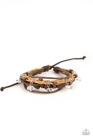 Run the Rapids Brown Paparazzi Bracelet
