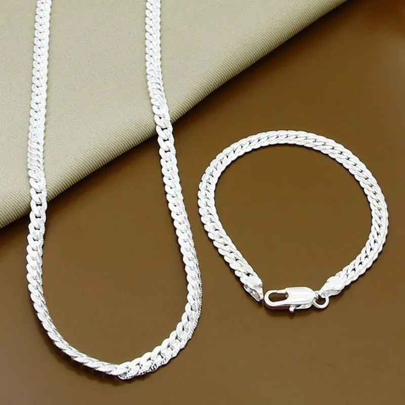 S925 Chain Necklace For Women Anniverssary Jewelry Gifts