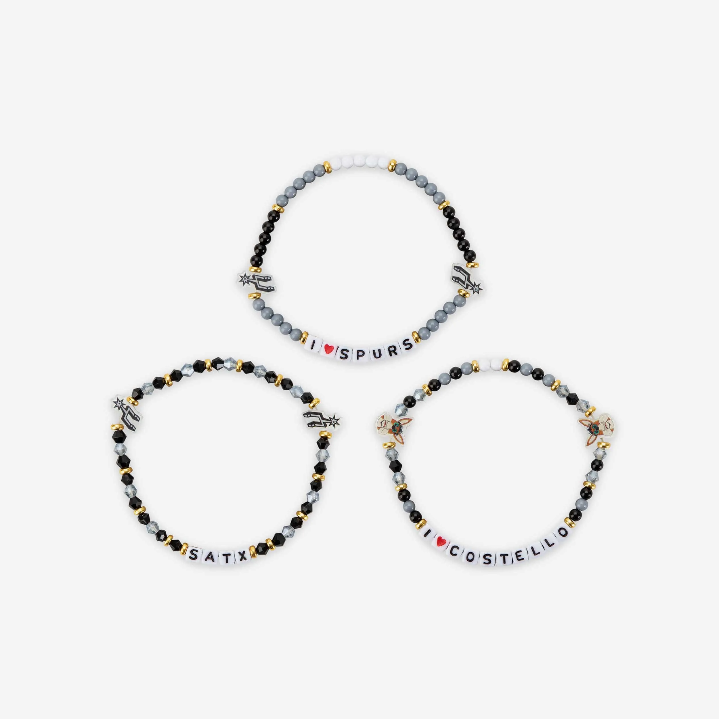 San Antonio Spurs 3 Pack Friendship Bracelet
