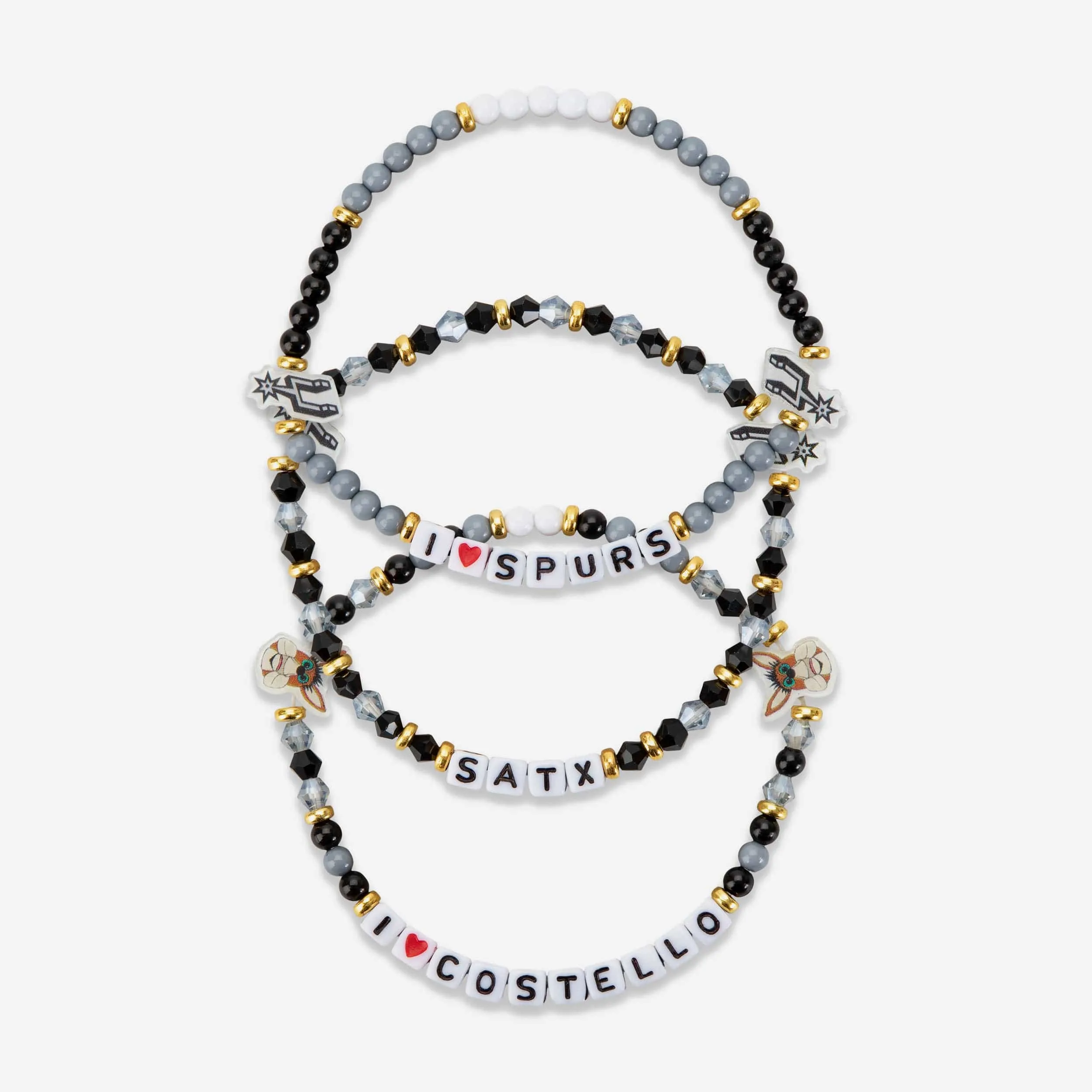 San Antonio Spurs 3 Pack Friendship Bracelet