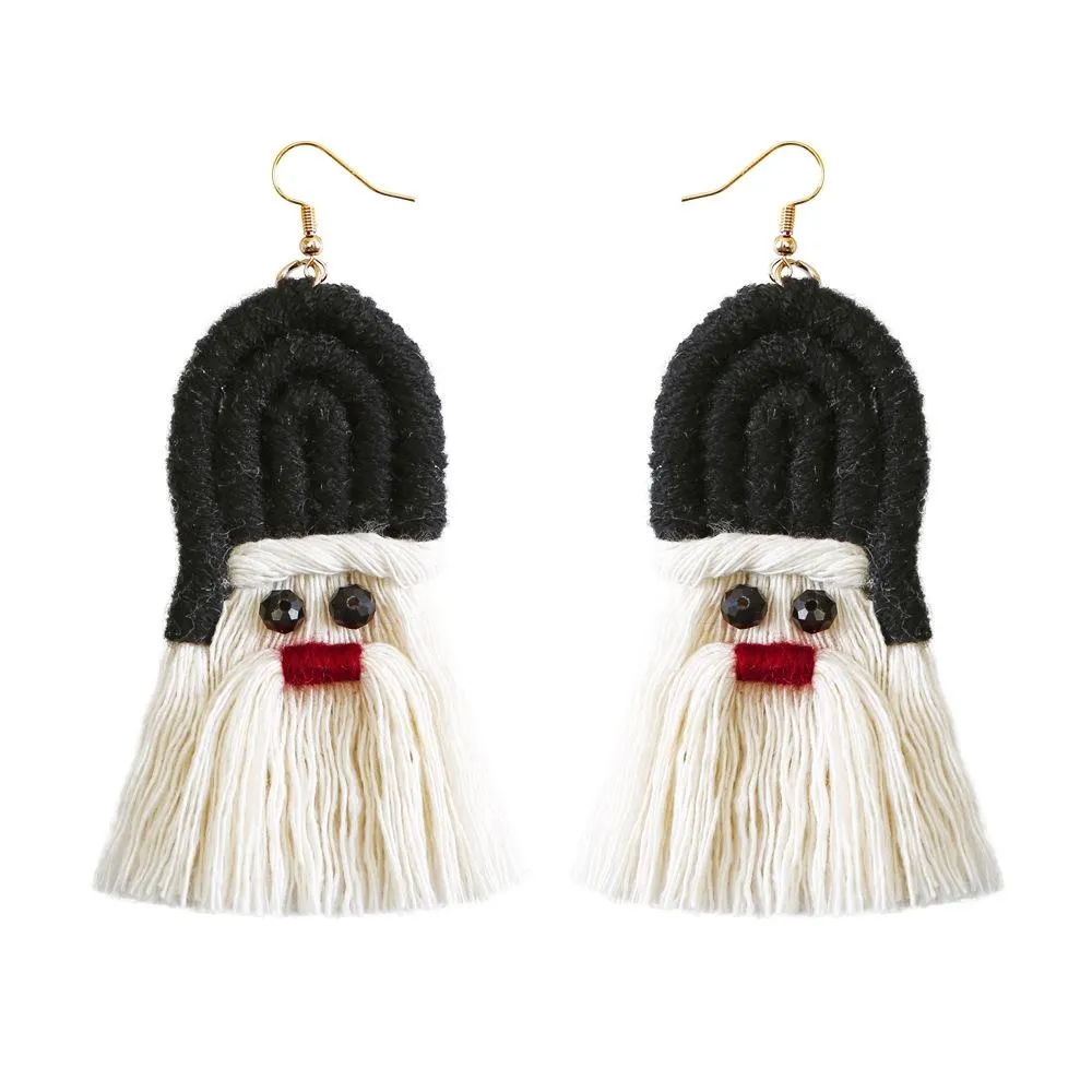 Santa Tassel Earrings 4Pair
