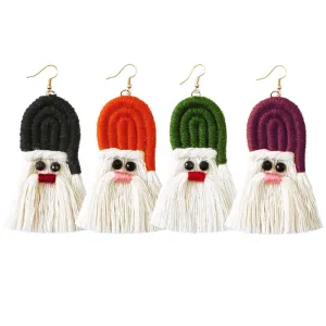 Santa Tassel Earrings 4Pair