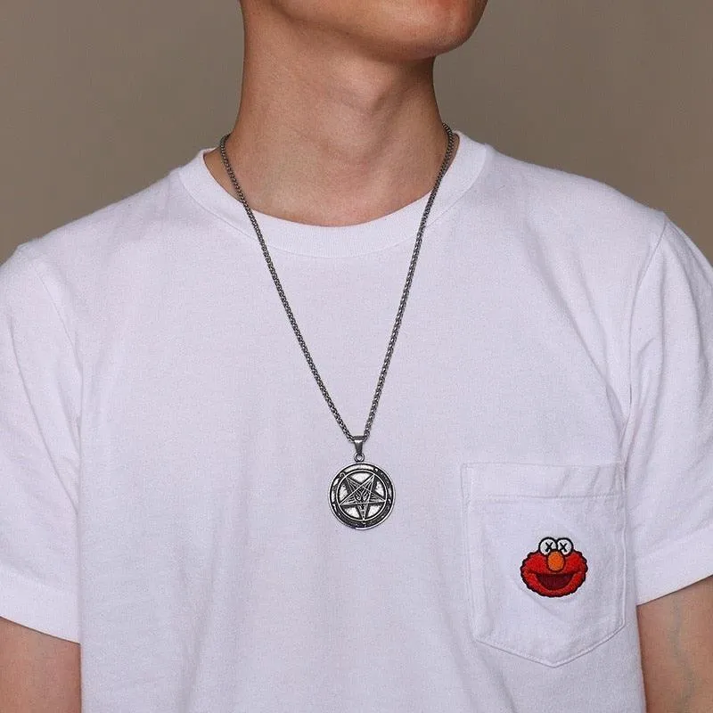 Satanic Sigil Pendant Stainless Steel Necklace
