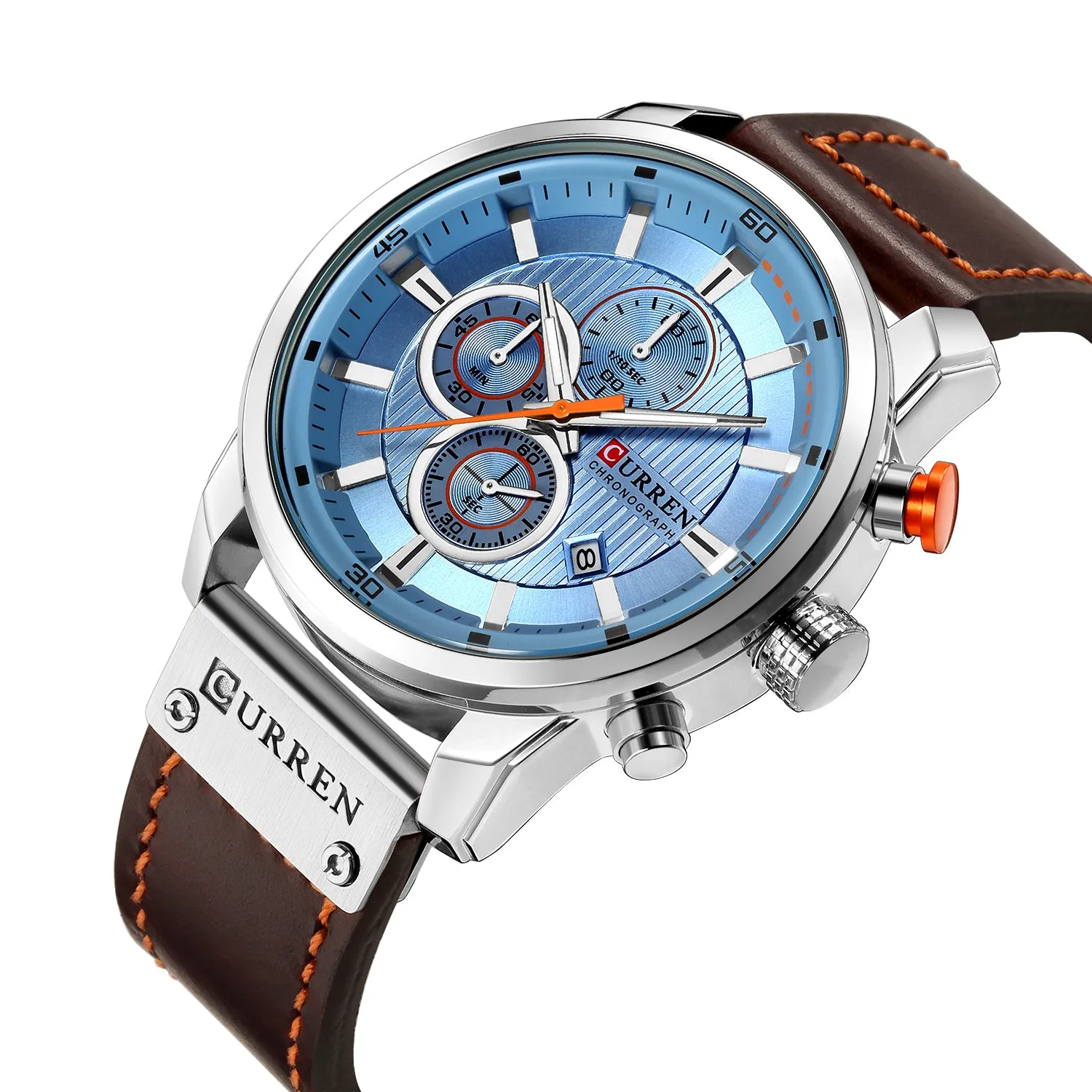 Schoensten Digital Leather Sports Watches