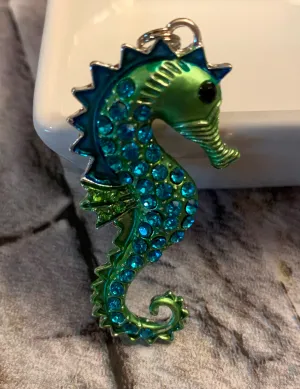 Seahorse Rhinestone Pendant