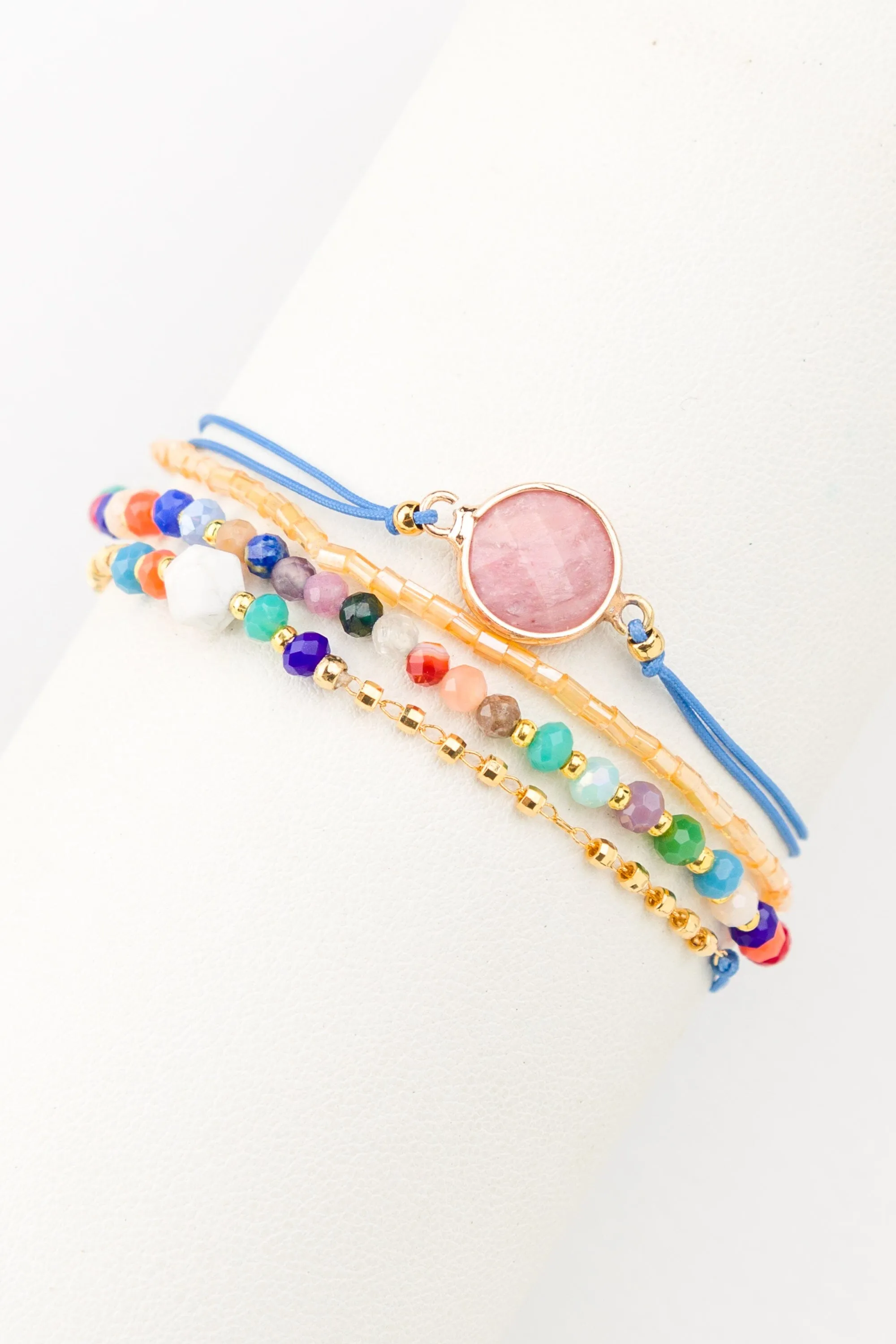 Shades of Blue Friendship Bracelet Set