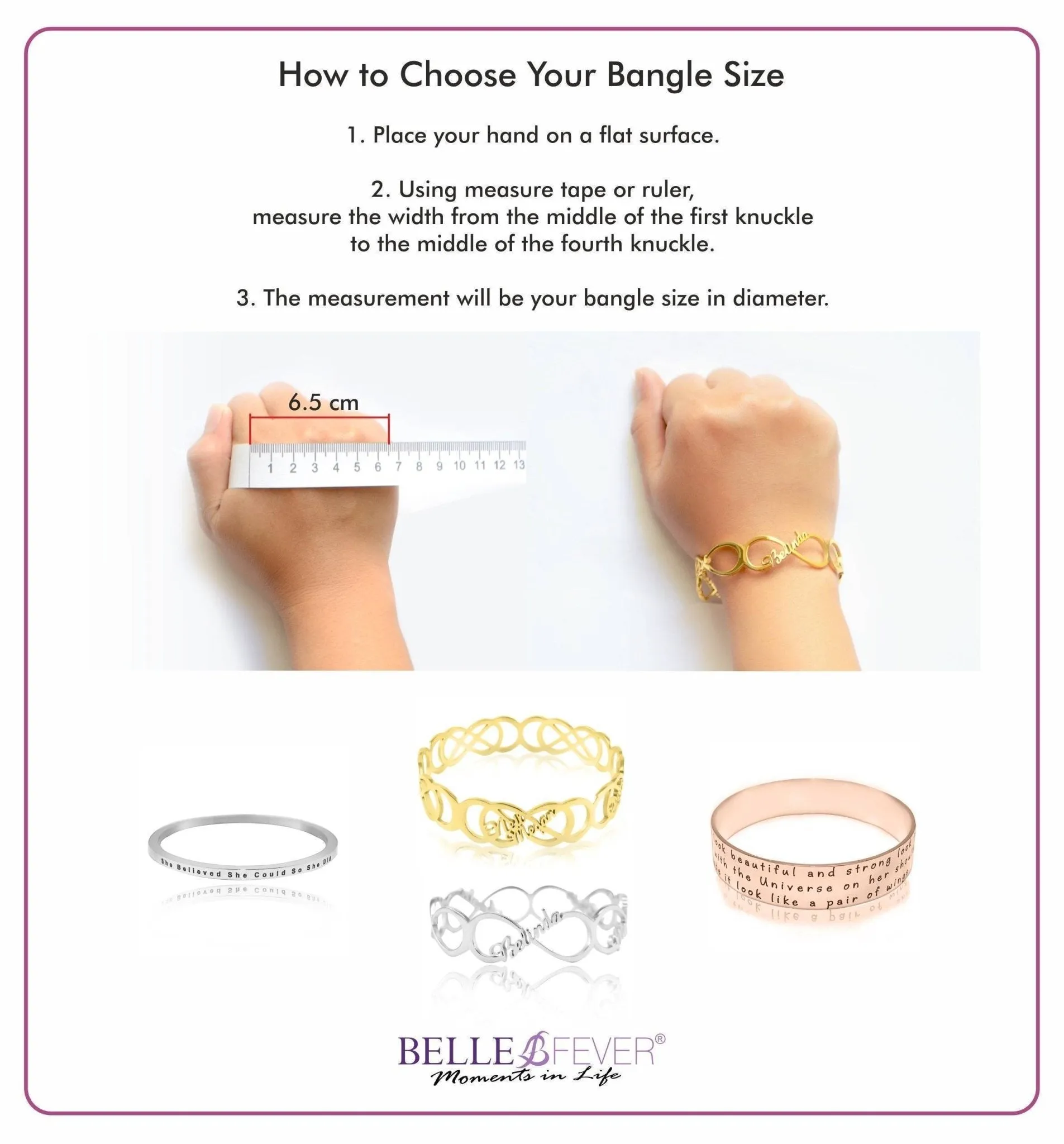 She Believed She Could | Inspirational Bangle