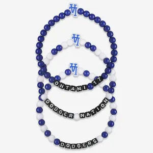 Shohei Ohtani Los Angeles Dodgers 3 Pack Player Beaded Friendship Bracelet
