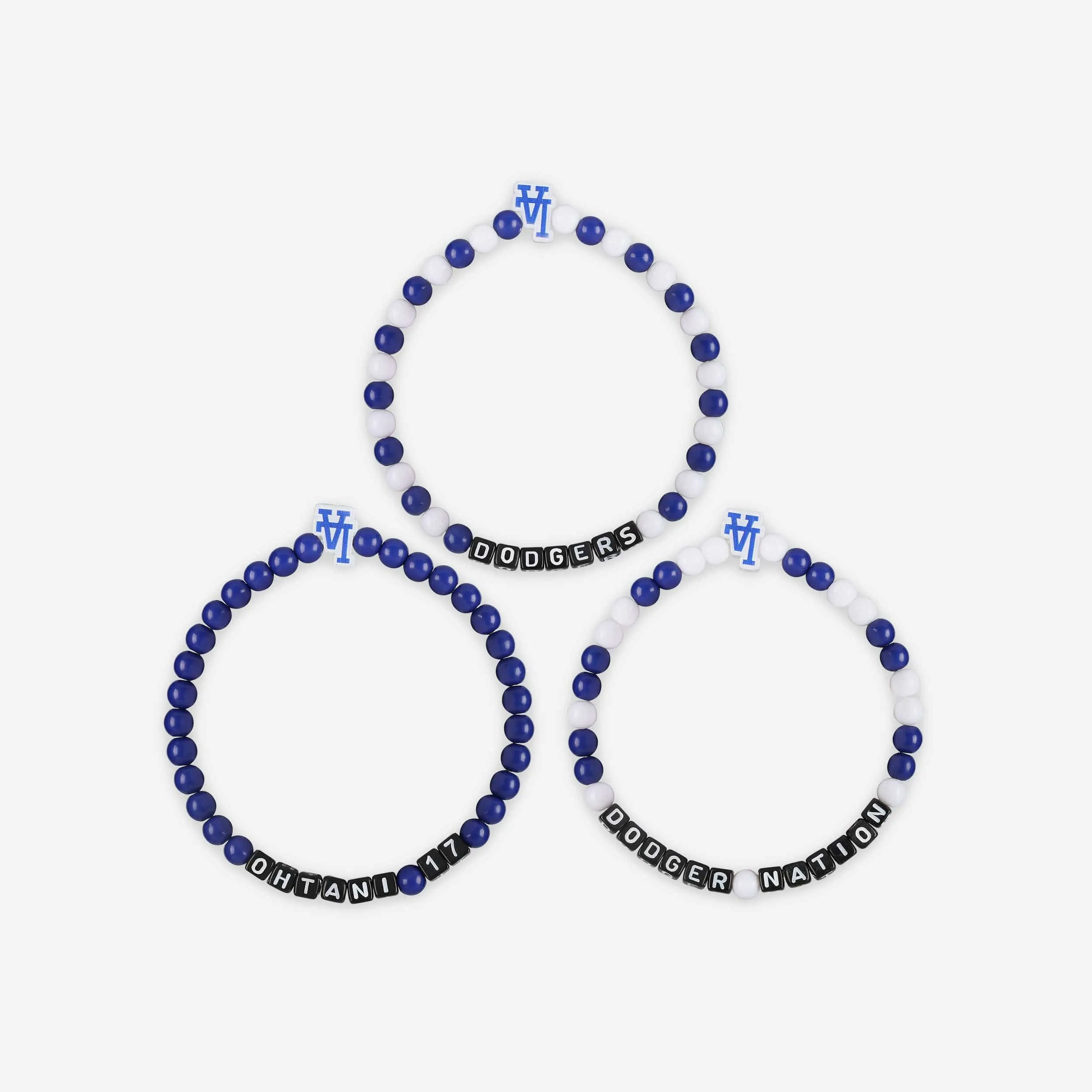Shohei Ohtani Los Angeles Dodgers 3 Pack Player Beaded Friendship Bracelet