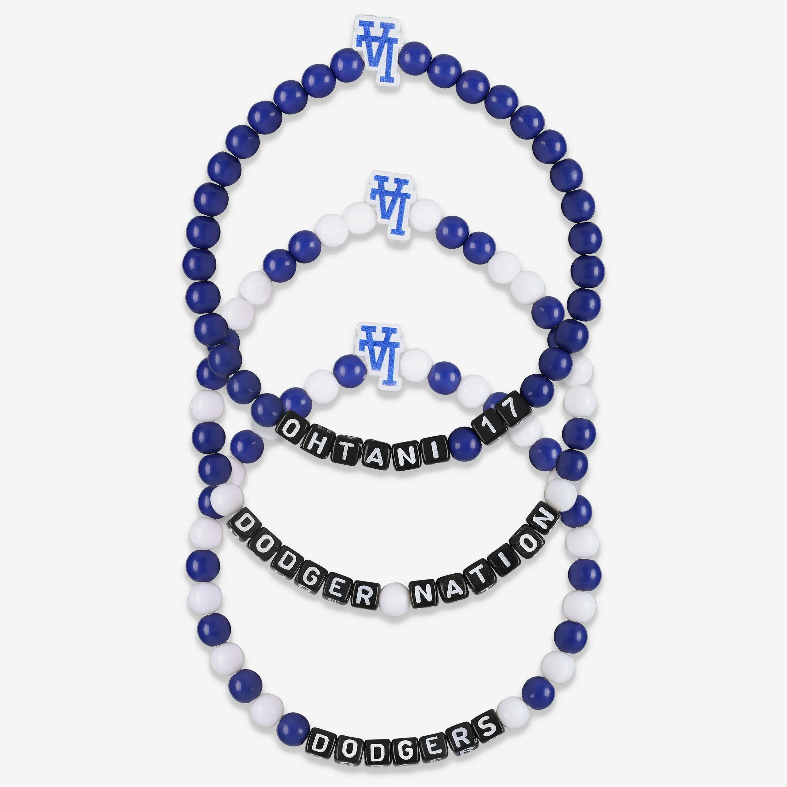 Shohei Ohtani Los Angeles Dodgers 3 Pack Player Beaded Friendship Bracelet