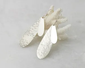 Silver Teardrops Earrings