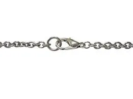 Silver Toned Etched Full Lion Pendant Necklace
