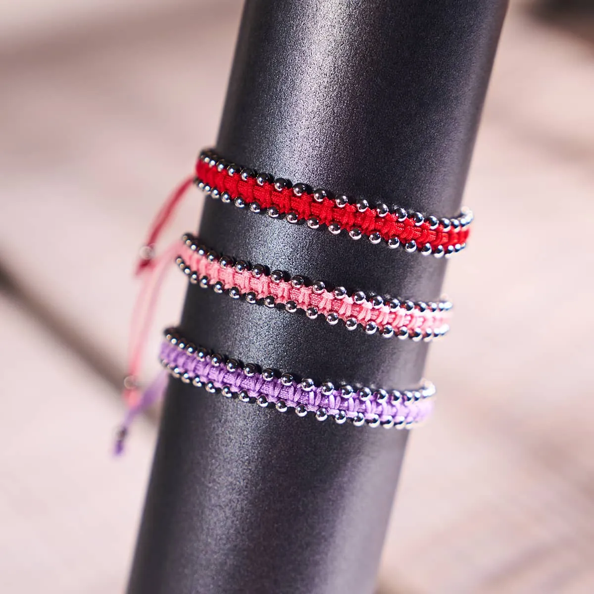 Silver x Lilac | Friendship DOT Bracelet