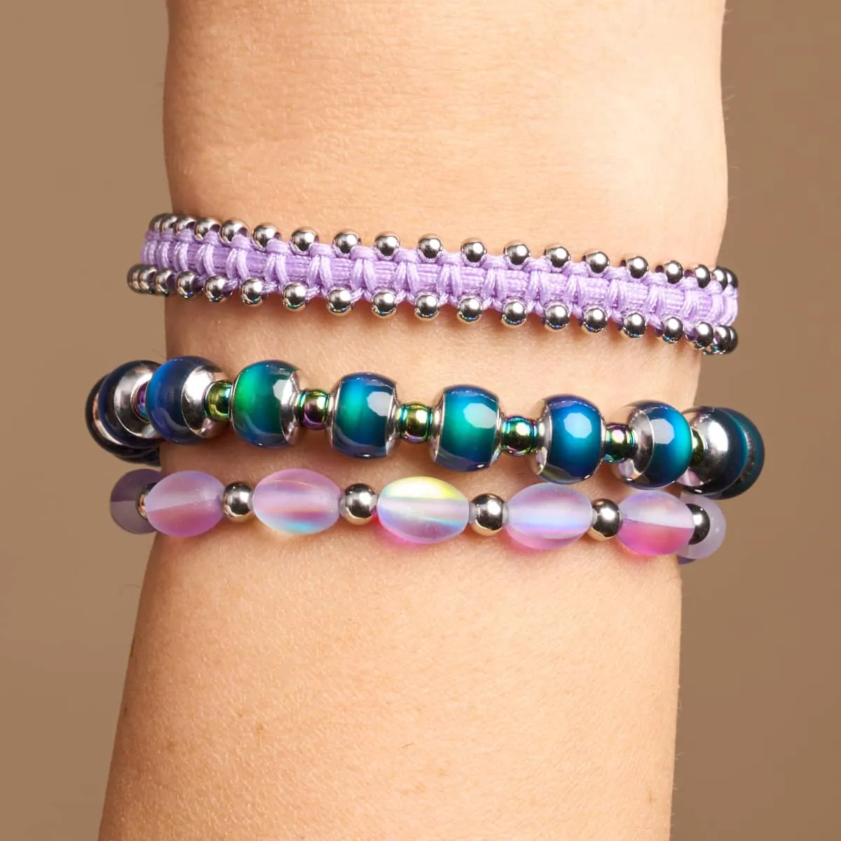 Silver x Lilac | Friendship DOT Bracelet