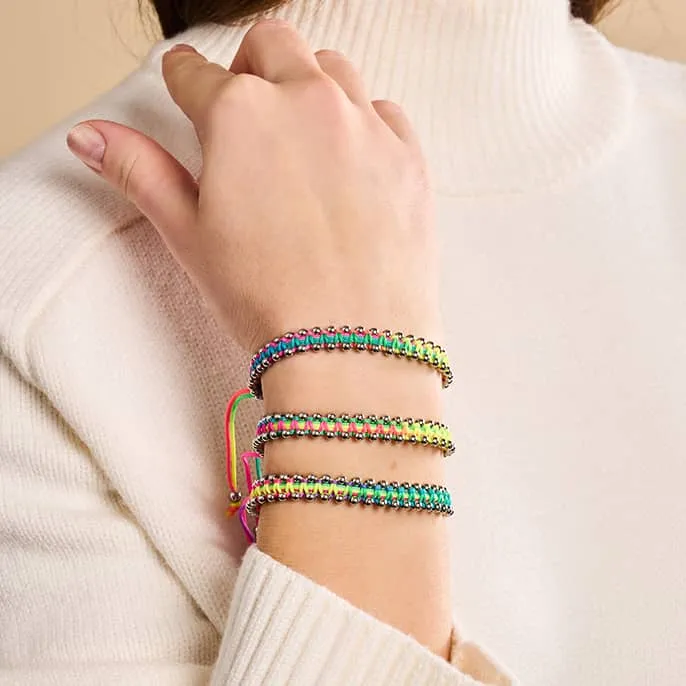 Silver x Spectrum | Friendship DOT Bracelet