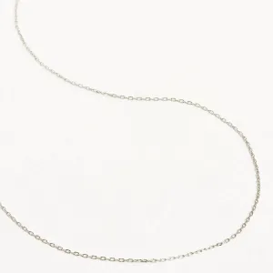Silver 21" Signature Chain Necklace