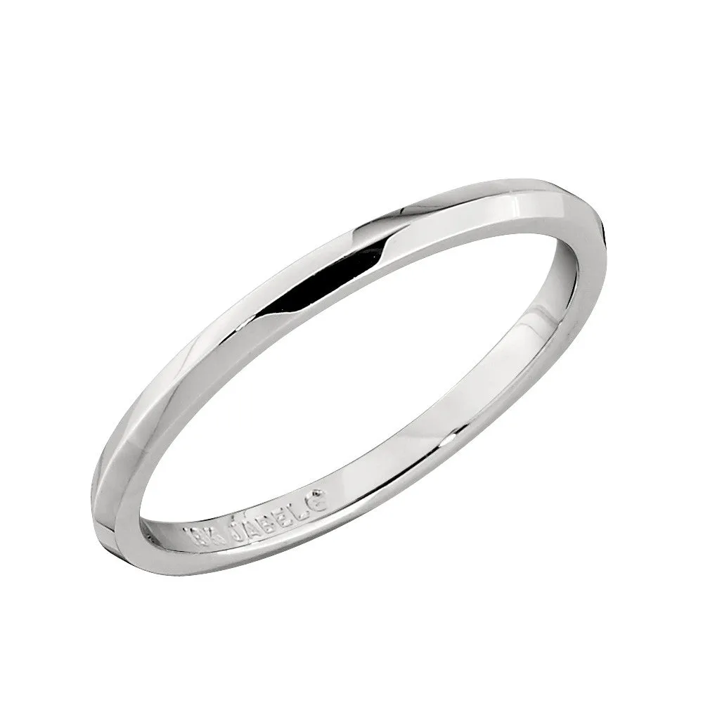 Simple Gold Bands - 1.8MM Knife Edge