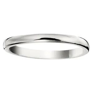 Simple Gold Bands - 2MM Low Domed
