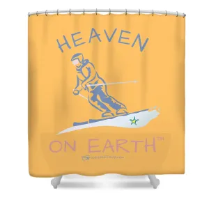 Skier - Shower Curtain