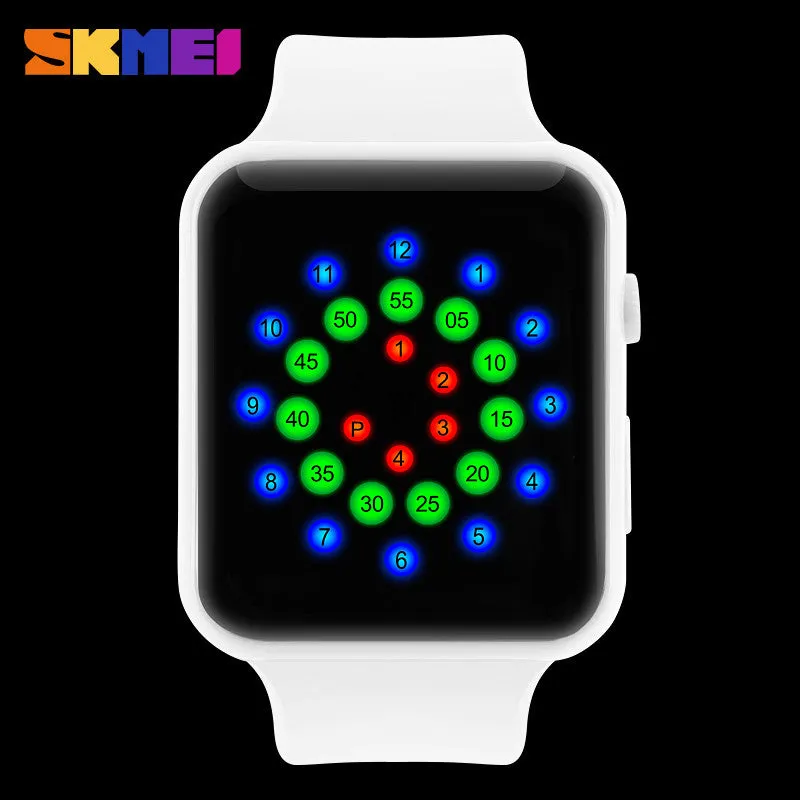 SKMEI 1176 3ATM waterproof Watch New Fashion LED Wristwatches Relogio Feminino Relojes Mujer Dress Bracelet