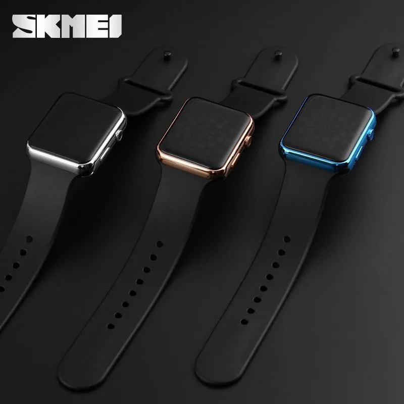SKMEI 1176 3ATM waterproof Watch New Fashion LED Wristwatches Relogio Feminino Relojes Mujer Dress Bracelet