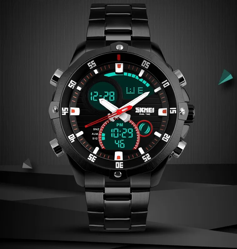 Skmei Analog Digital Steel Watch For Men 1146 Original