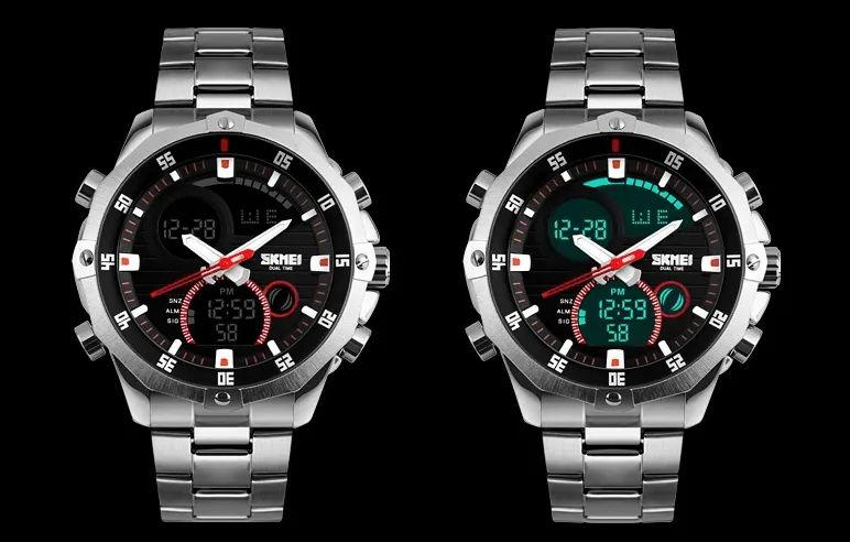 Skmei Analog Digital Steel Watch For Men 1146 Original