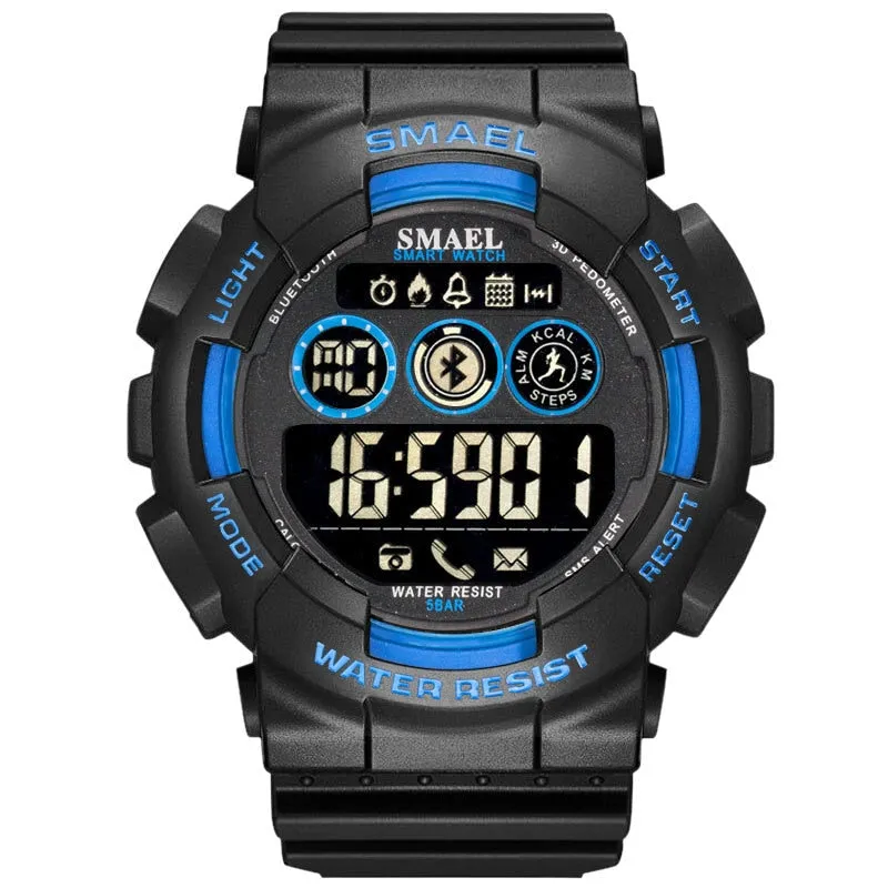 SMAEL Male Military Army Camouflage Wrist Watch LED Display Watches Chronograph Sport WristWatches Mens Digital Watches For Men