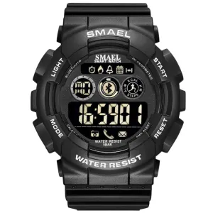 SMAEL Male Military Army Camouflage Wrist Watch LED Display Watches Chronograph Sport WristWatches Mens Digital Watches For Men