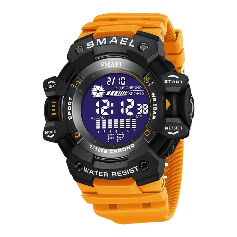 SMAEL Men's Watch Military Water-Resistant Sport Army led Digital Stopwatches Relógio Mascolino Watches