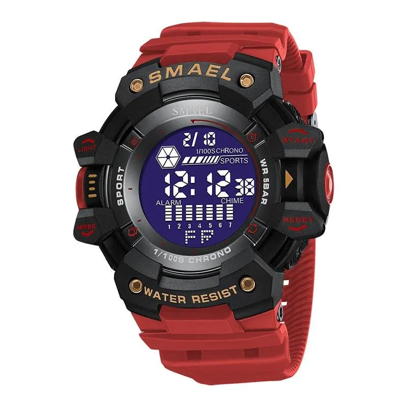 SMAEL Men's Watch Military Water-Resistant Sport Army led Digital Stopwatches Relógio Mascolino Watches
