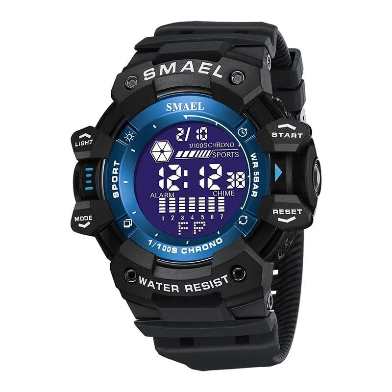 SMAEL Men's Watch Military Water-Resistant Sport Army led Digital Stopwatches Relógio Mascolino Watches