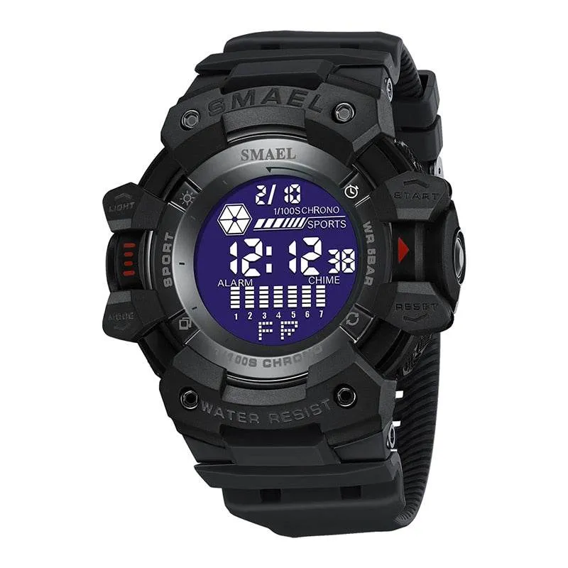 SMAEL Men's Watch Military Water-Resistant Sport Army led Digital Stopwatches Relógio Mascolino Watches