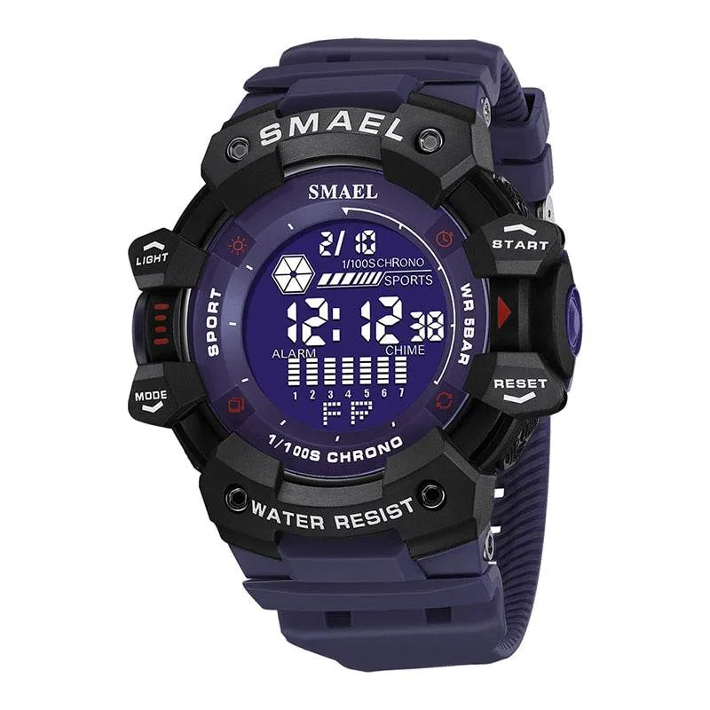 SMAEL Men's Watch Military Water-Resistant Sport Army led Digital Stopwatches Relógio Mascolino Watches