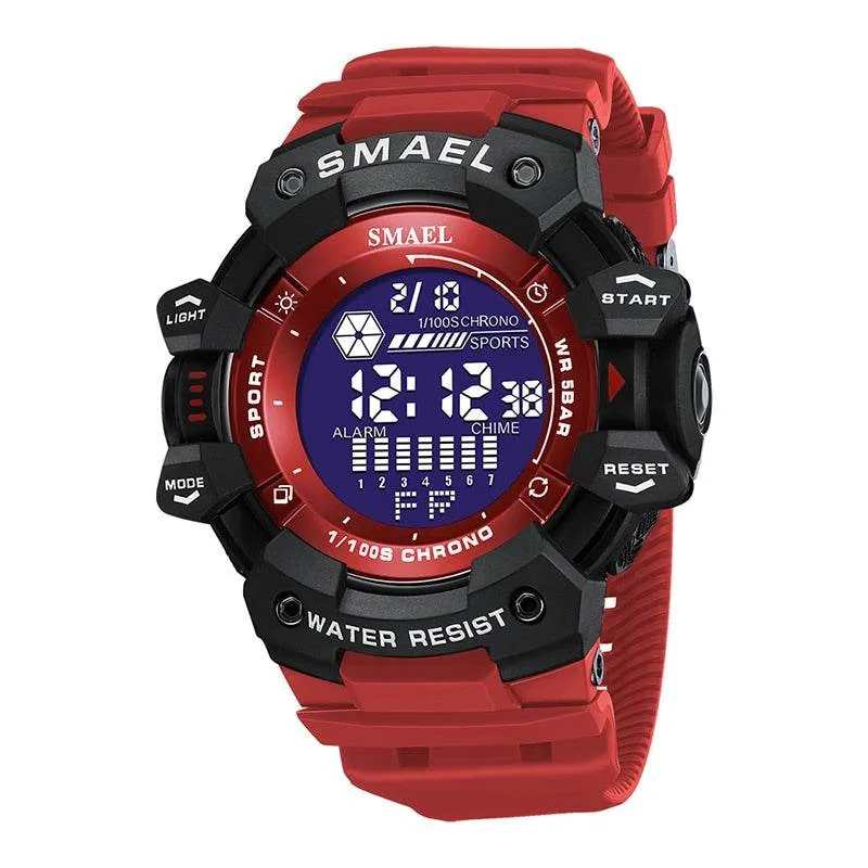 SMAEL Men's Watch Military Water-Resistant Sport Army led Digital Stopwatches Relógio Mascolino Watches