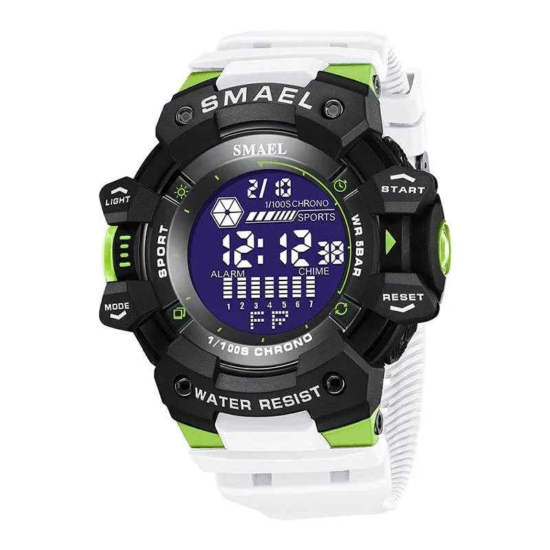 SMAEL Men's Watch Military Water-Resistant Sport Army led Digital Stopwatches Relógio Mascolino Watches