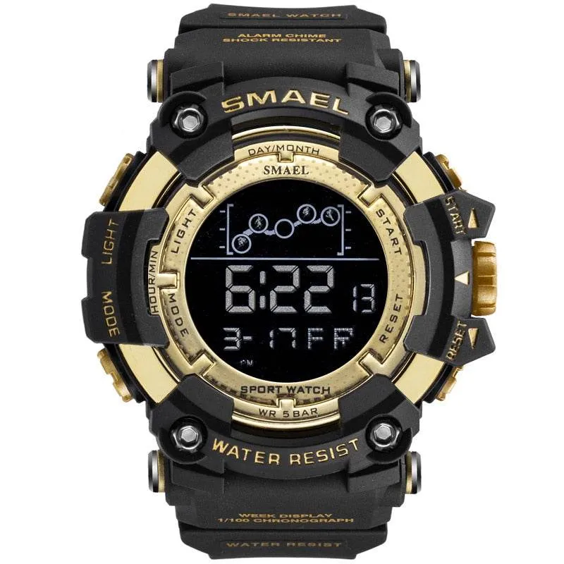 SMAEL Men's Watch Military Water-Resistant Sport Army led Digital Stopwatches Relógio Mascolino Watches