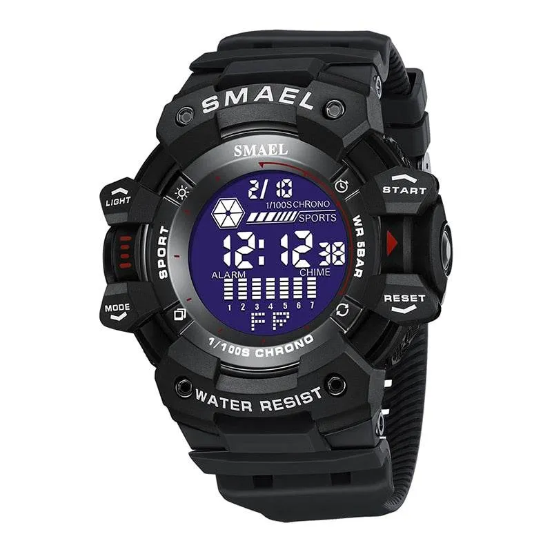 SMAEL Men's Watch Military Water-Resistant Sport Army led Digital Stopwatches Relógio Mascolino Watches