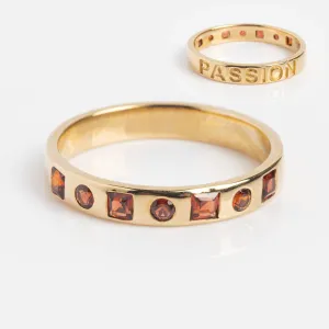 Solid Gold Within You Birthstone Band