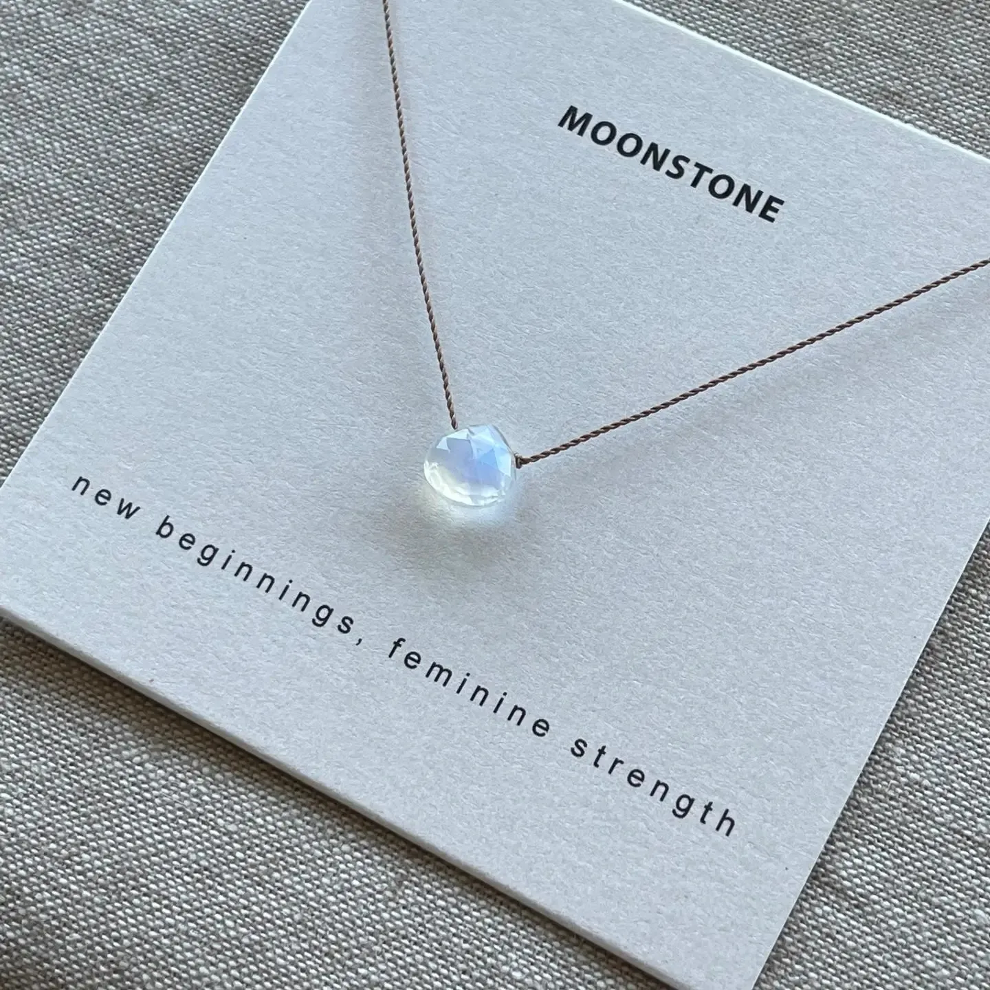 Soulsilk - Rainbow Moonstone Necklace