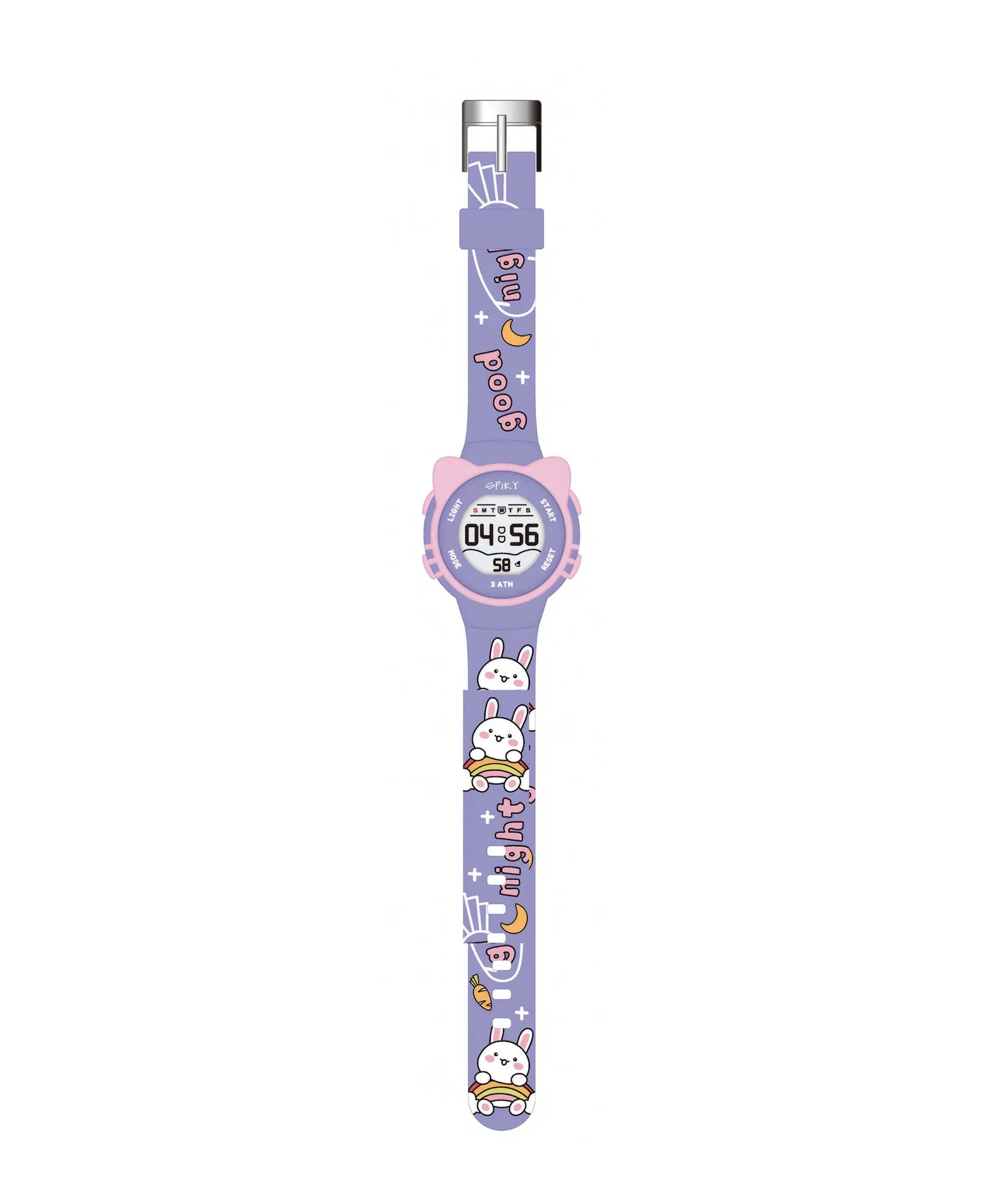 Spiky Eva17 Round Cat Shaped Digital Watch