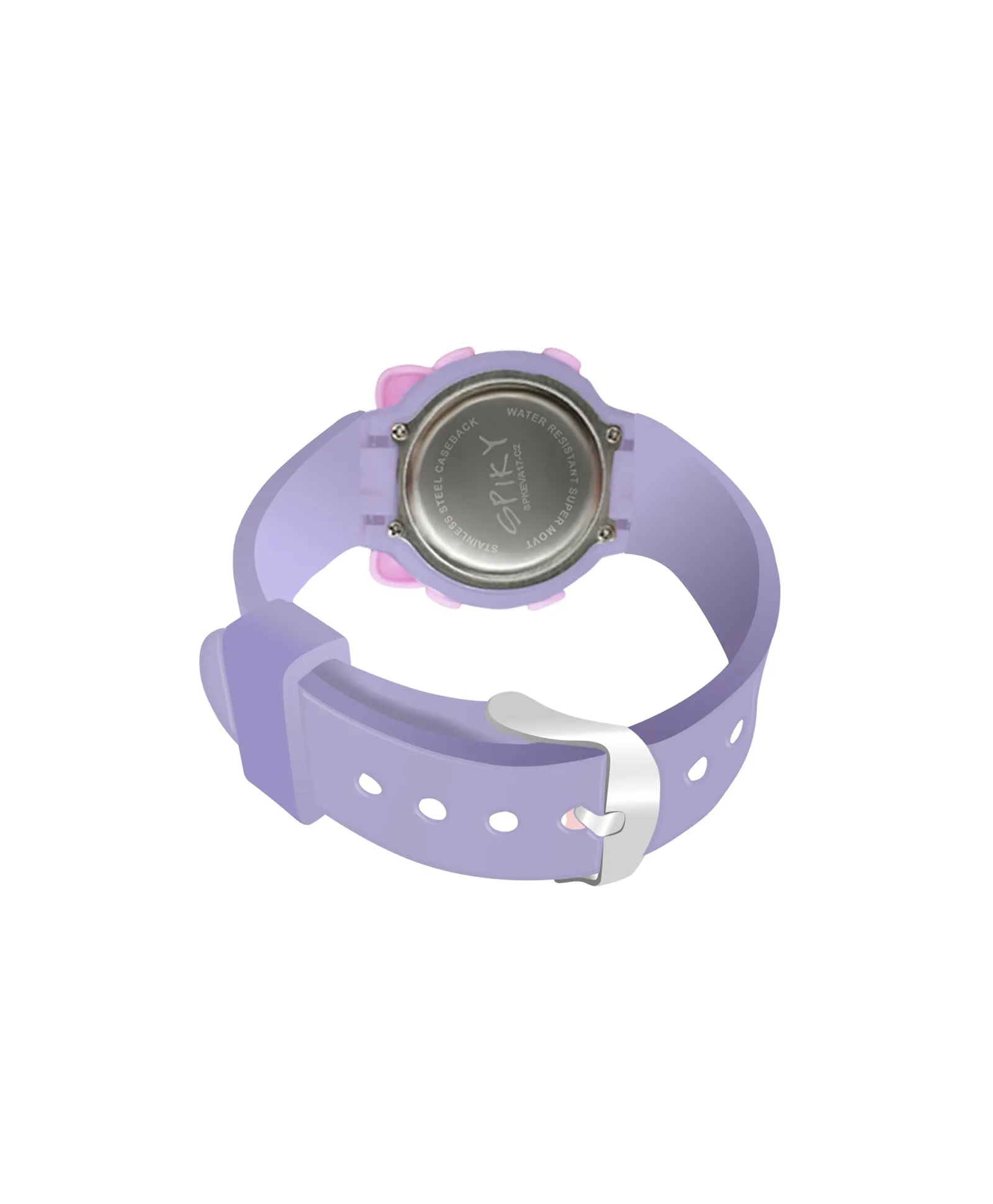 Spiky Eva17 Round Cat Shaped Digital Watch